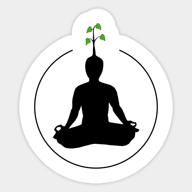 Meditation and ideas Sticker by DarkoRikalo86